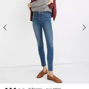 Madewell High rise skinny jeans size 24P, rarely worn